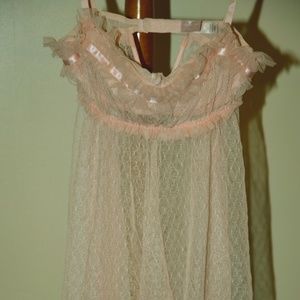 VS 34C Light Pink Babydoll night gown/lingerie